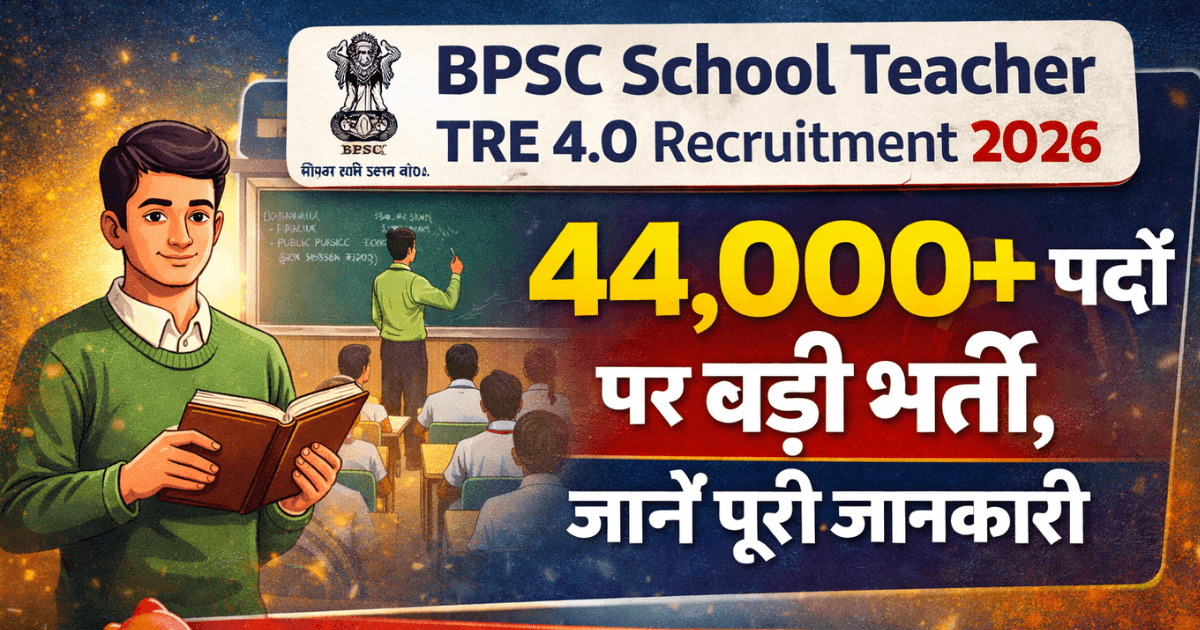 BPSC School Teacher TRE 4.0 Recruitment 2026