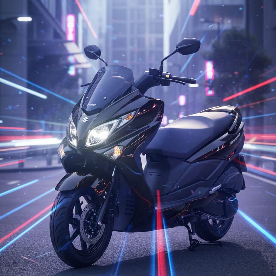 Suzuki Burgman Street 125: शाही लुक, शानदार आराम और दमदार माइलेज का परफेक्ट स्कूटर 1 Suzuki Burgman Street 125